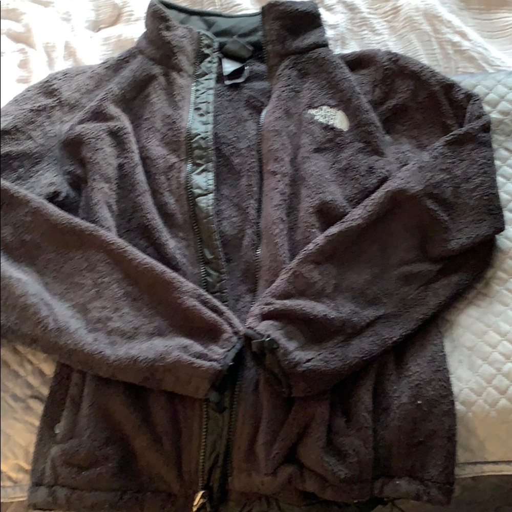 Black fuzzy north face